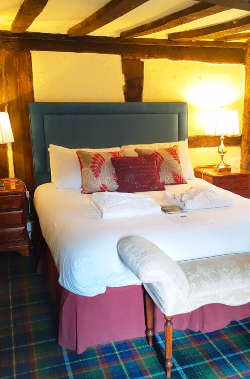 Photo of the superior double room at the Thatched Cottage Hotel.